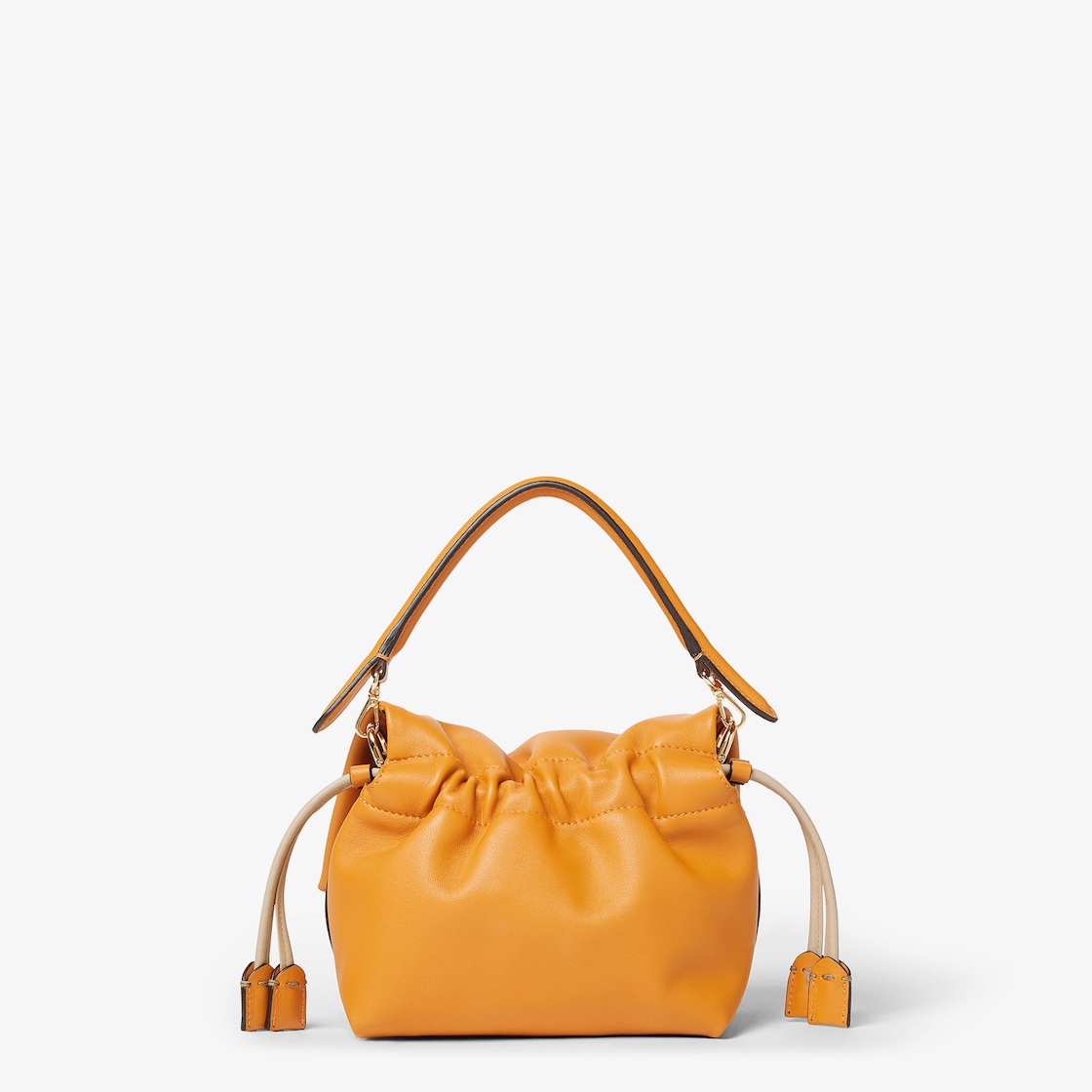 FENDI Mamma Baguette Small Dark orange nappa leather mini-bag - Image 5